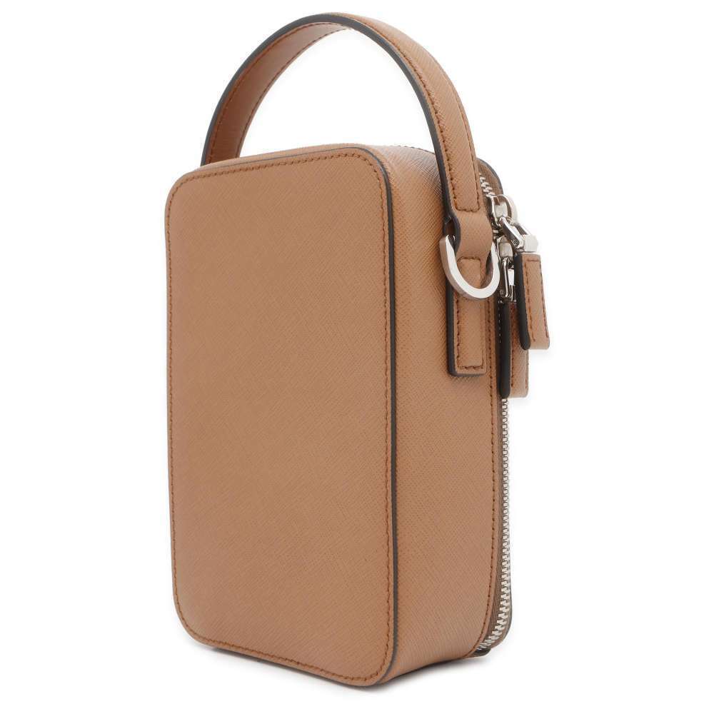 Prada Saffiano Brick Leather Handbag Shoulder Bag